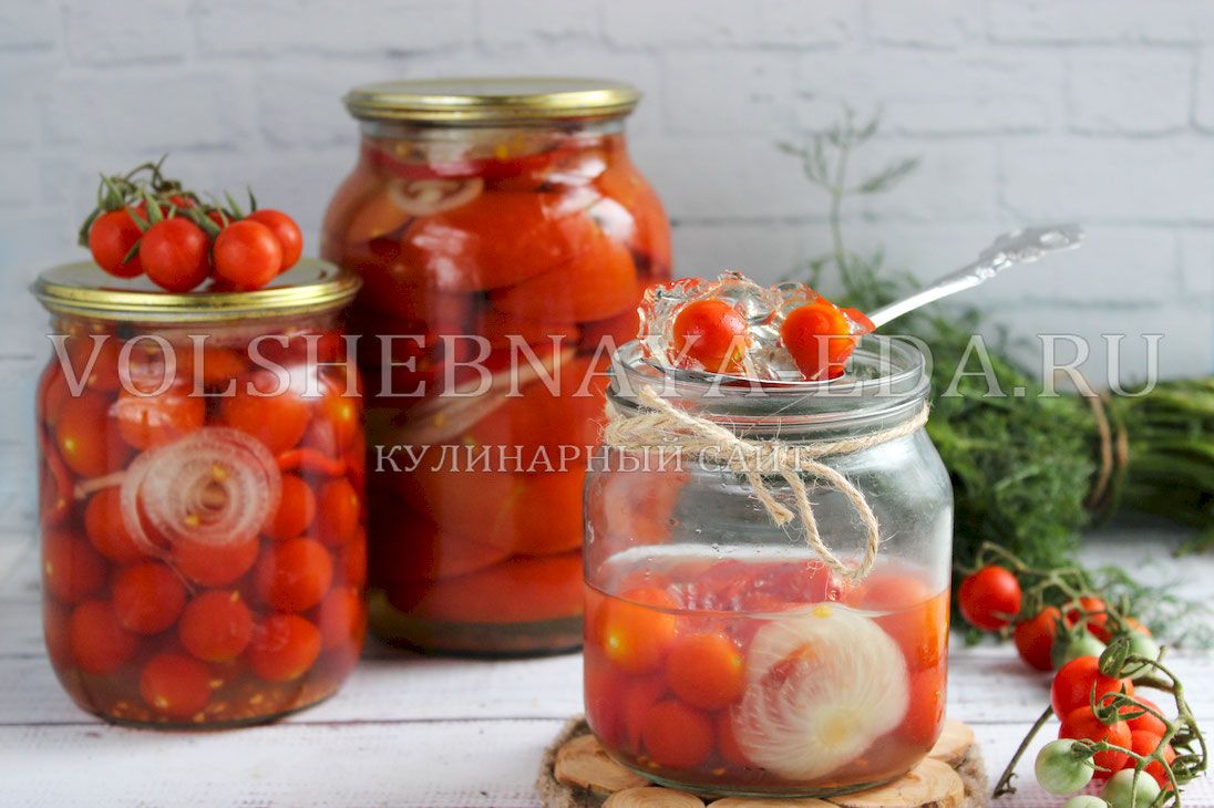 Помидоры в желе на зиму