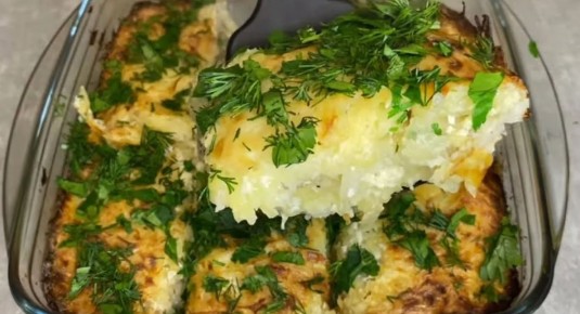Нежная запеканка из минтай с картофелем и сыром как простой семейный вечер