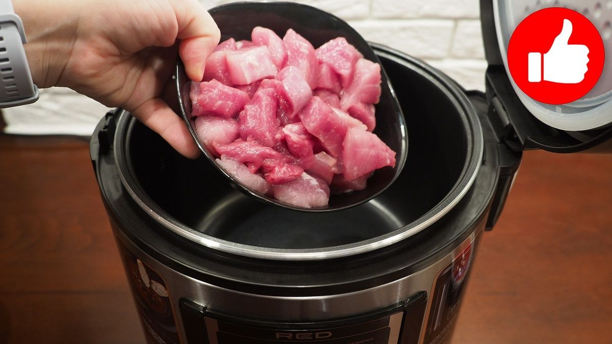 Свинина в ореховом соусе в мультиварке — простой обеденный вариант