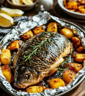 Сазани в духовке: кулинарное волшебство с фольгой