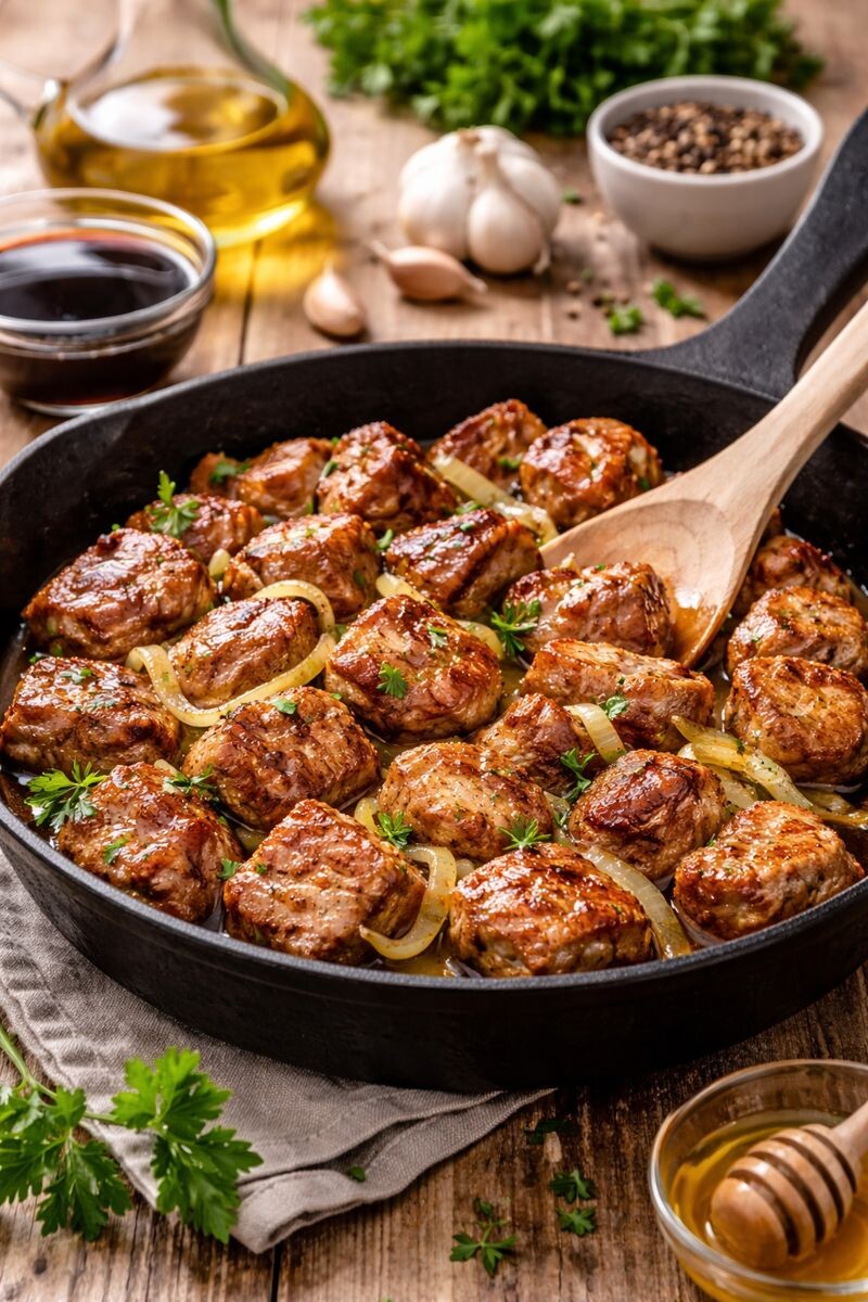 Как приготовить нежную свинину в маринаде всего за полчаса