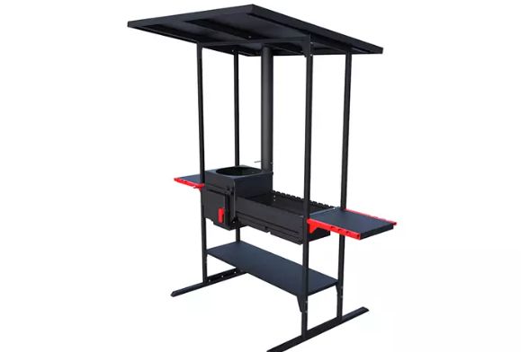 Праздничный зажигательный шеф: свиные ребрышки и форель на мангале