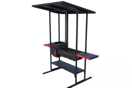 Праздничный зажигательный шеф: свиные ребрышки и форель на мангале