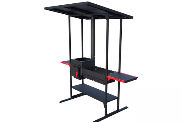 Праздничный зажигательный шеф: свиные ребрышки и форель на мангале