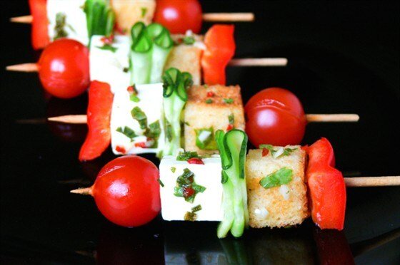 Уникальные сырные канапе для вечеринок