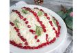 Салат «Бусы на снегу» с курицей и гранатом