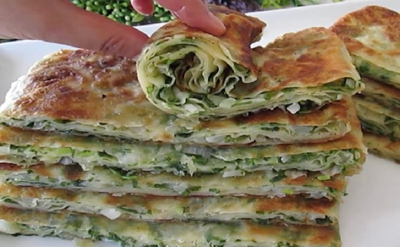 Лёгкие кутабы с зеленью: непревзойдённое блюдо для быстрого ужина