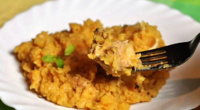 Ароматная гороховая каша с мясом для уютного ужина