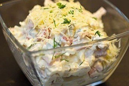 Салат с курицей и ветчиной: Легкая и Вкусная Рецептура