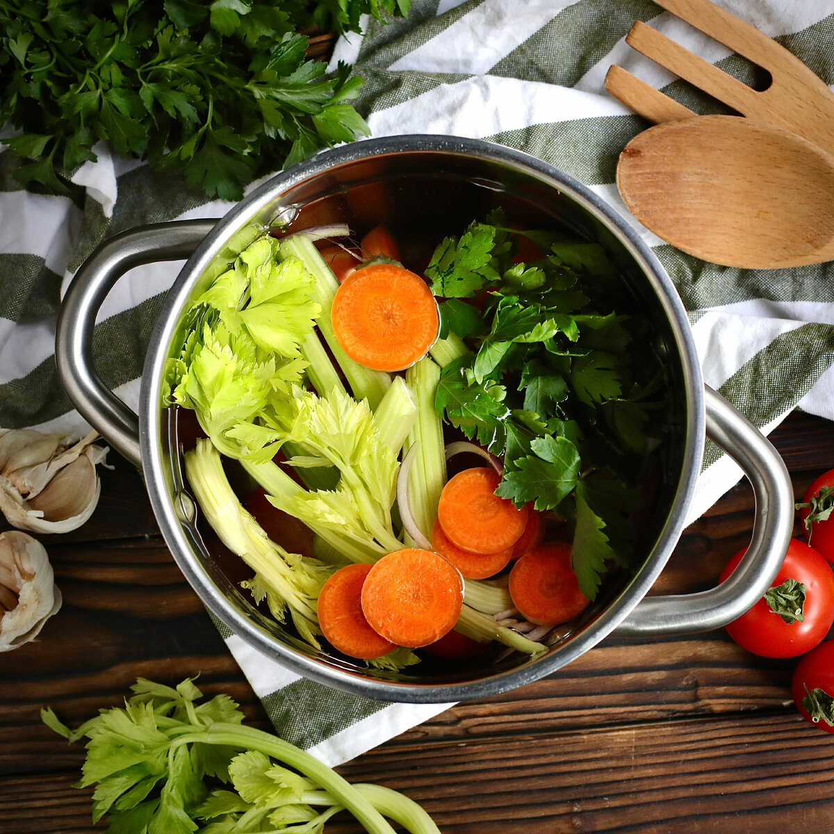 Как приготовить ароматный овощной бульон для любых блюд