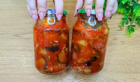 Салат из баклажанов на зиму: восхитительная закуска для вашего стола