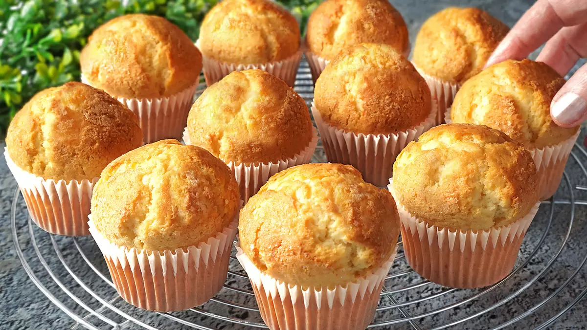 Лимонные маффины без весов: простой рецепт для всех