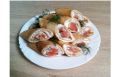 Праздничные блины с рыбной начинкой для масленицы