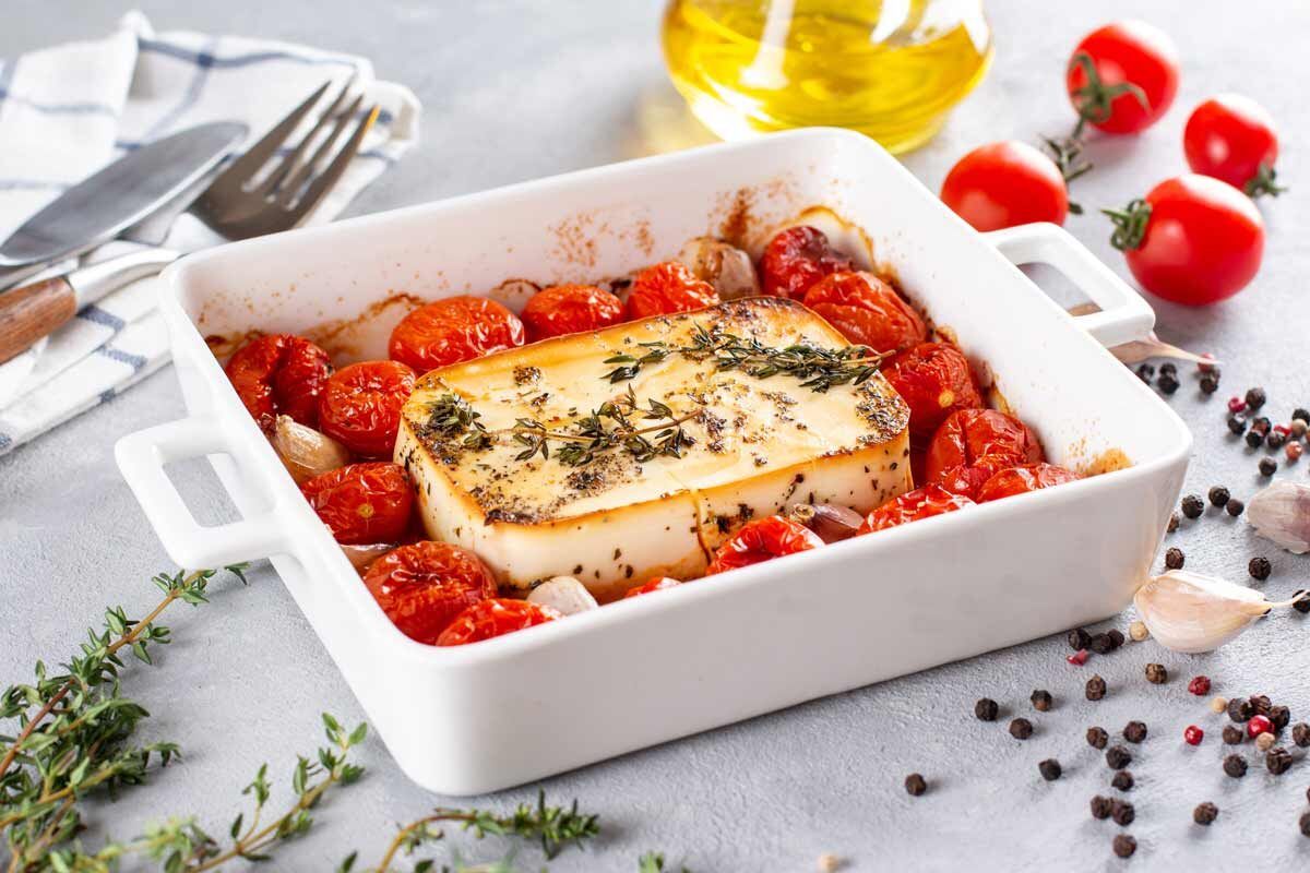 Вдохновение на кухне: паста с фетой и томатами черри