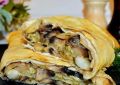 Рулет из лаваша с грибами: простой и вкусный рецепт для домашнего уютного ужина